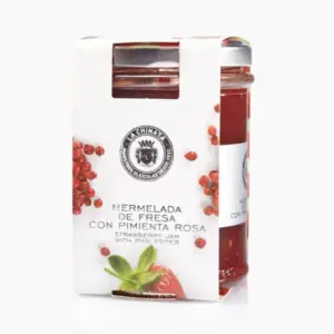 MERMELADA DE FRESA CON PIMIENTA ROSA