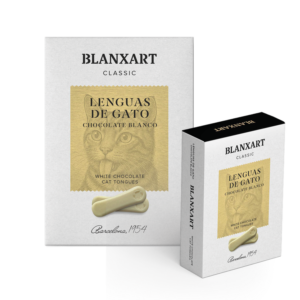 lenguas de chocolate blanco