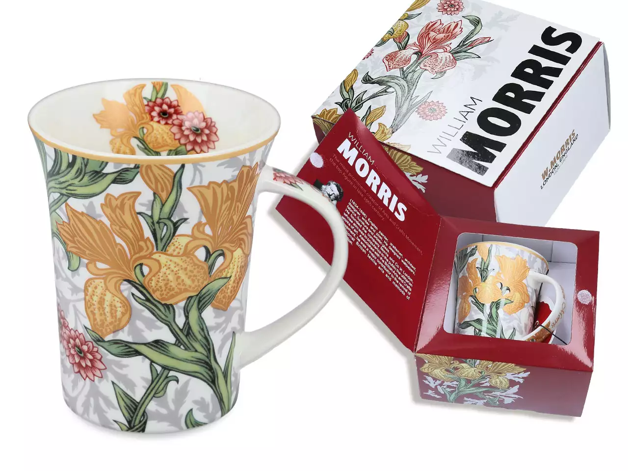 WILLIAM MORRIS (taza roja)